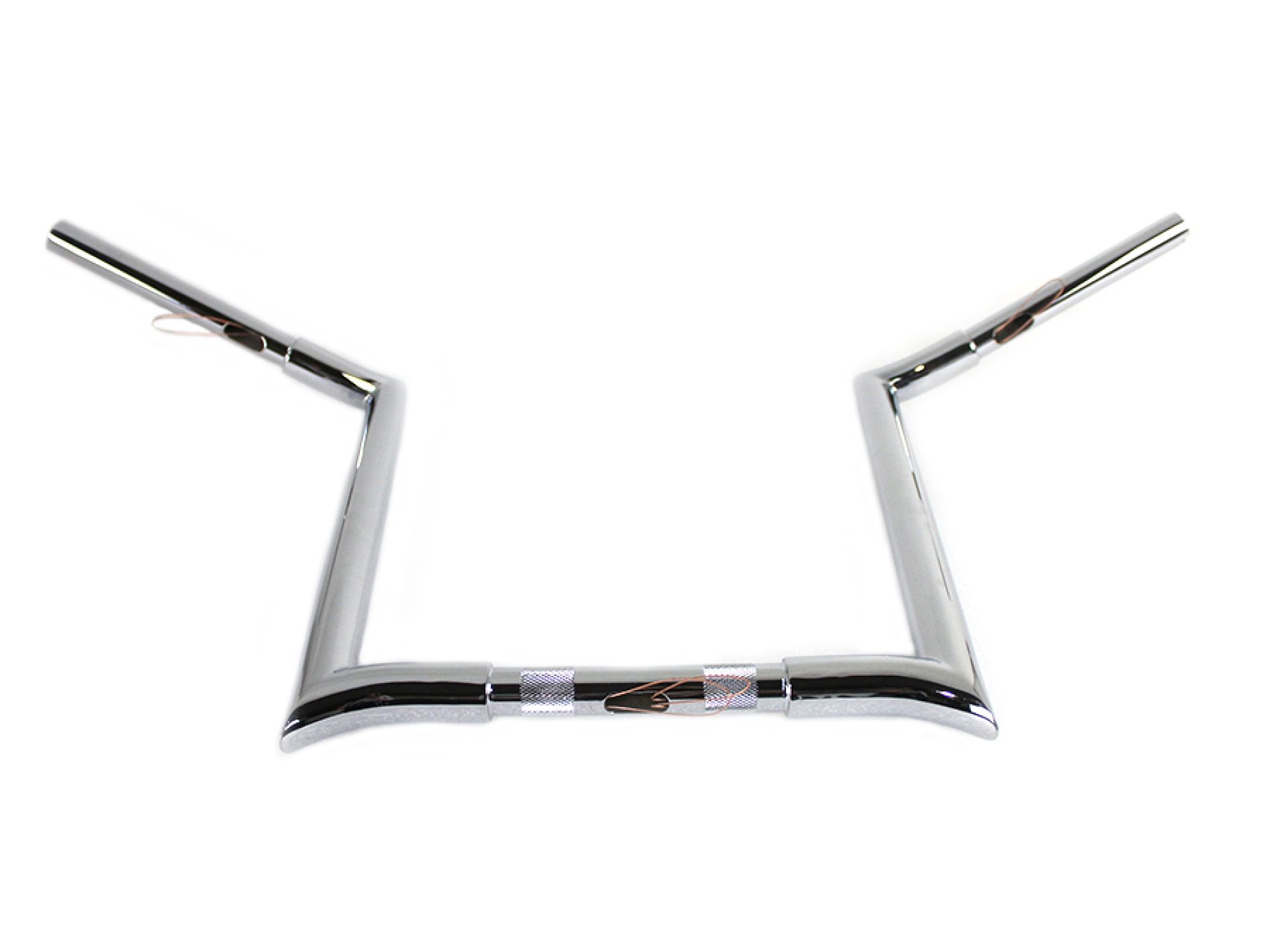 16" Chrome Z-Bar Handlebar with Indents