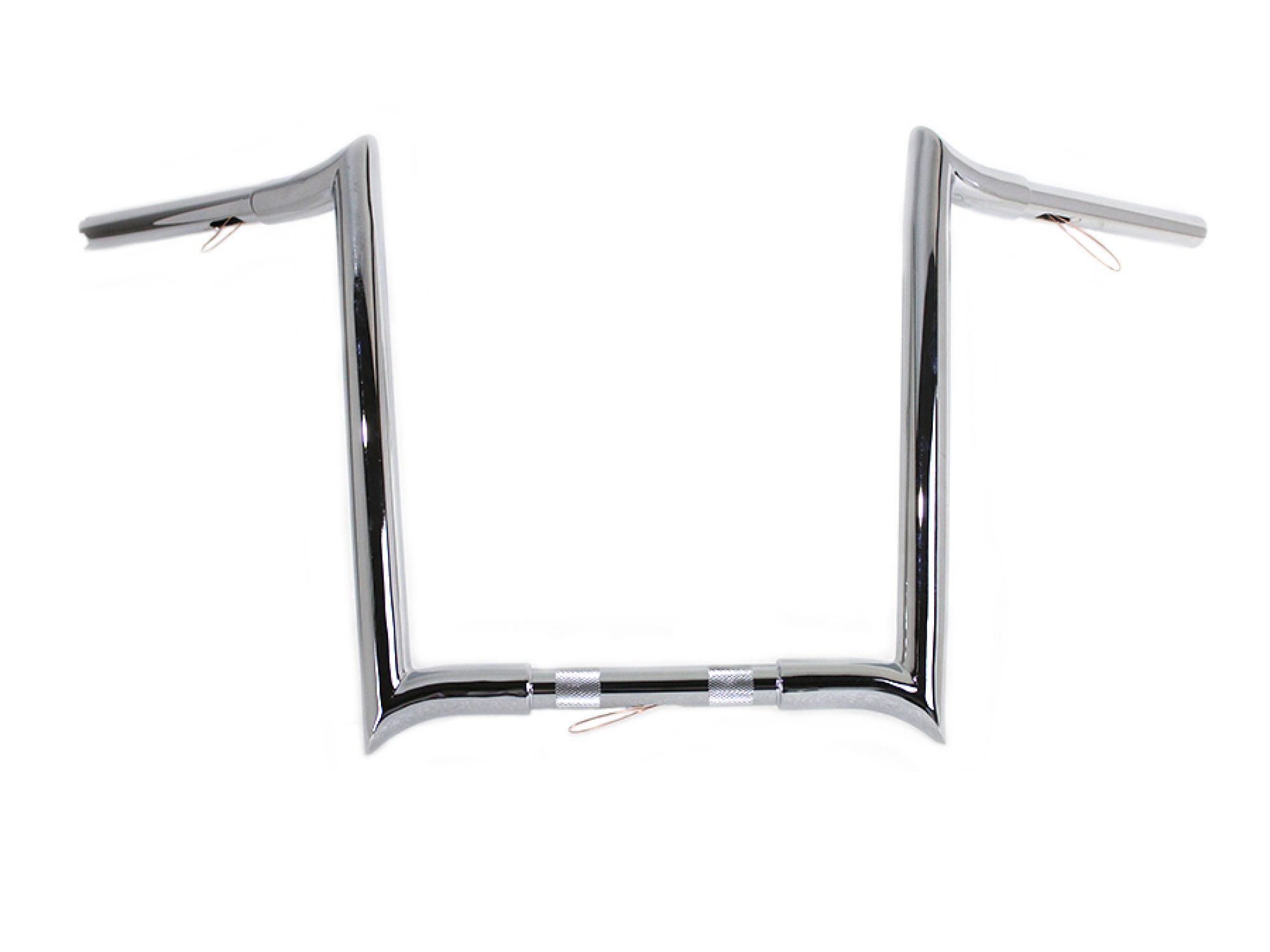16" Chrome Z-Bar Handlebar with Indents