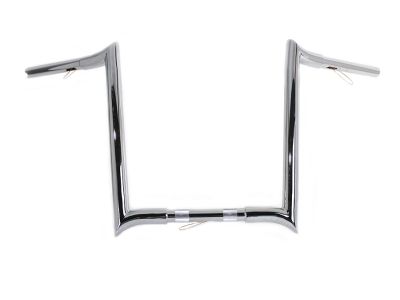 16" Chrome Z-Bar Handlebar with Indents