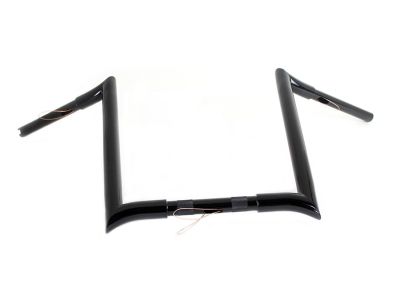 16" Black Z-Bar Handlebar with Indents