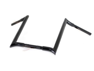 16" Black Z-Bar Handlebar with Indents