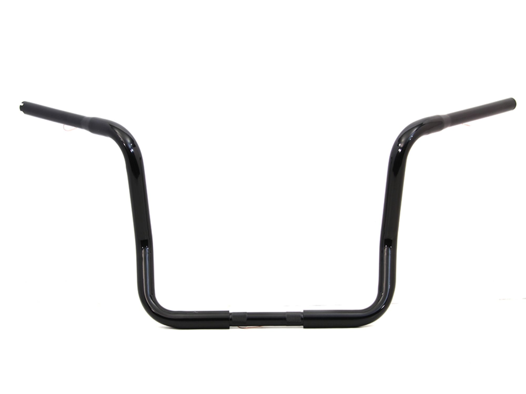 14" Dresser Ape Hanger Handlebar with Indents Black