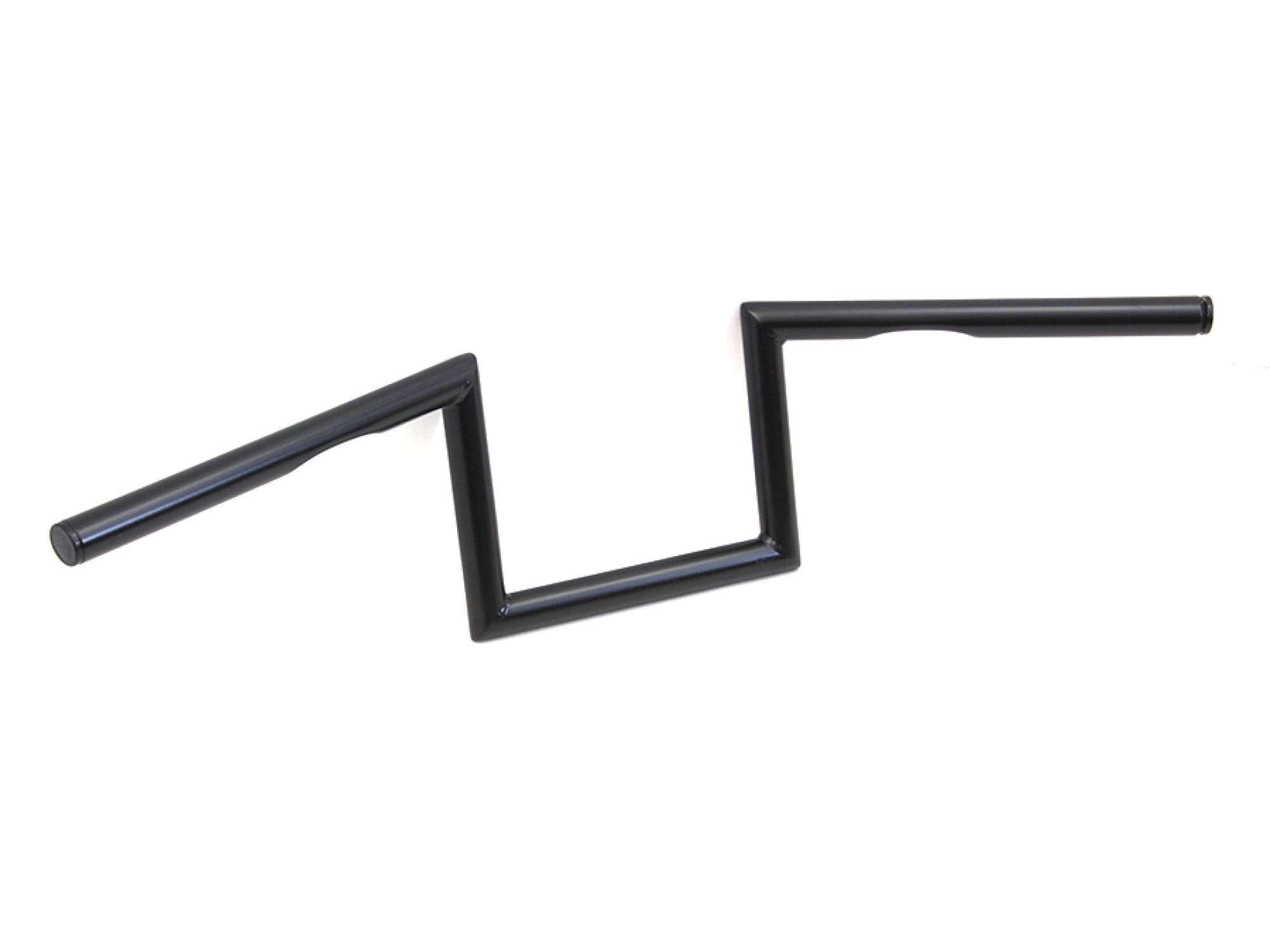 7" Z Handlebar with Indents Black
