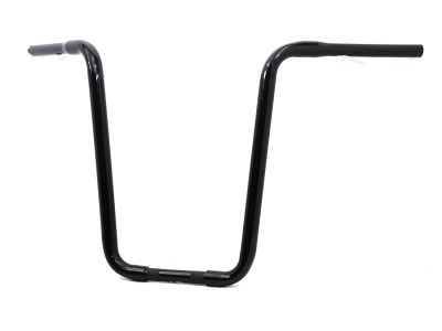 Narrow Body Ape Hanger Handlebar with Indents Black