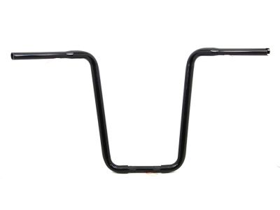 Narrow Body Ape Hanger Handlebar with Indents Black