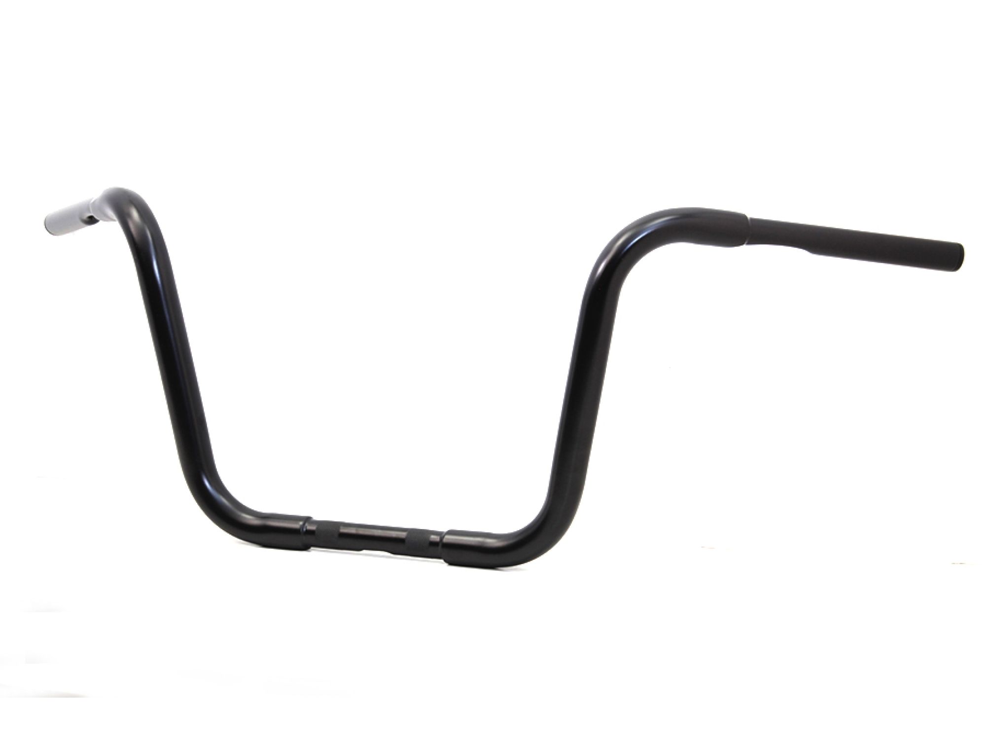 12" Buffalo Ape Hanger Handlebar with Indents Black