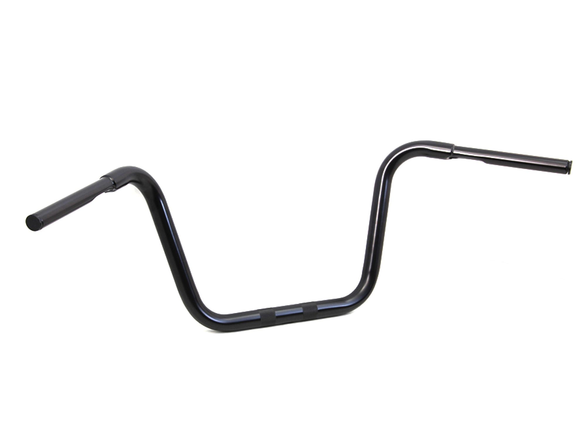 12" Rhino Ape Hanger Handlebar with Indents Black