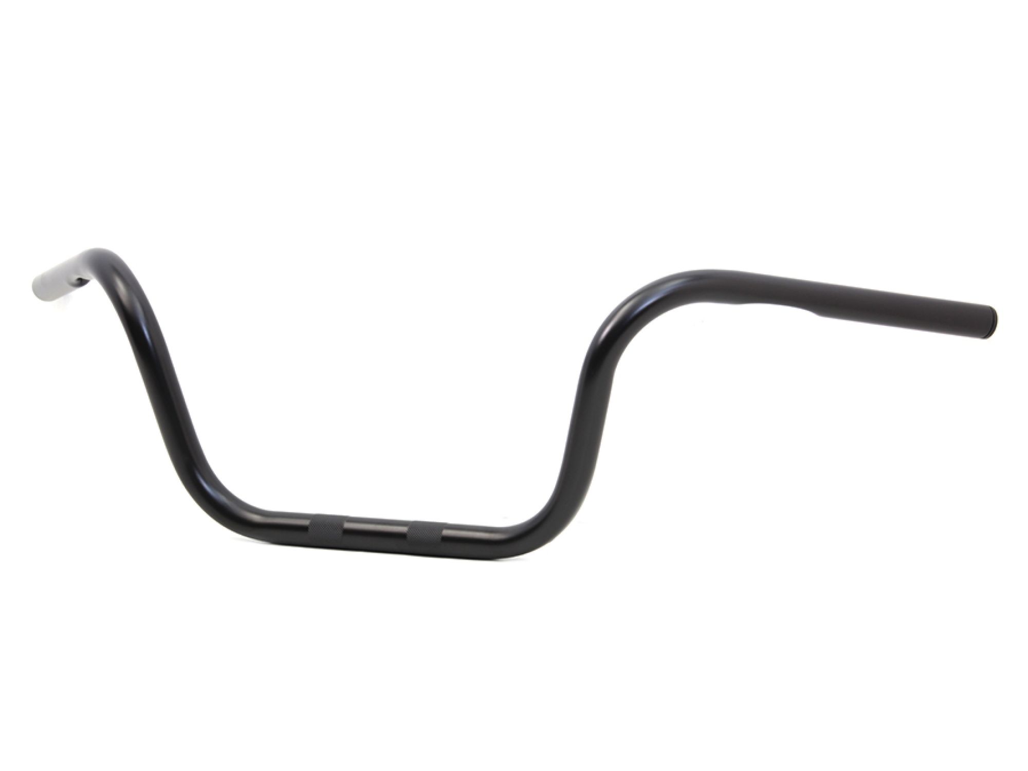 8" Ape Hanger Handlebar with Indents Black
