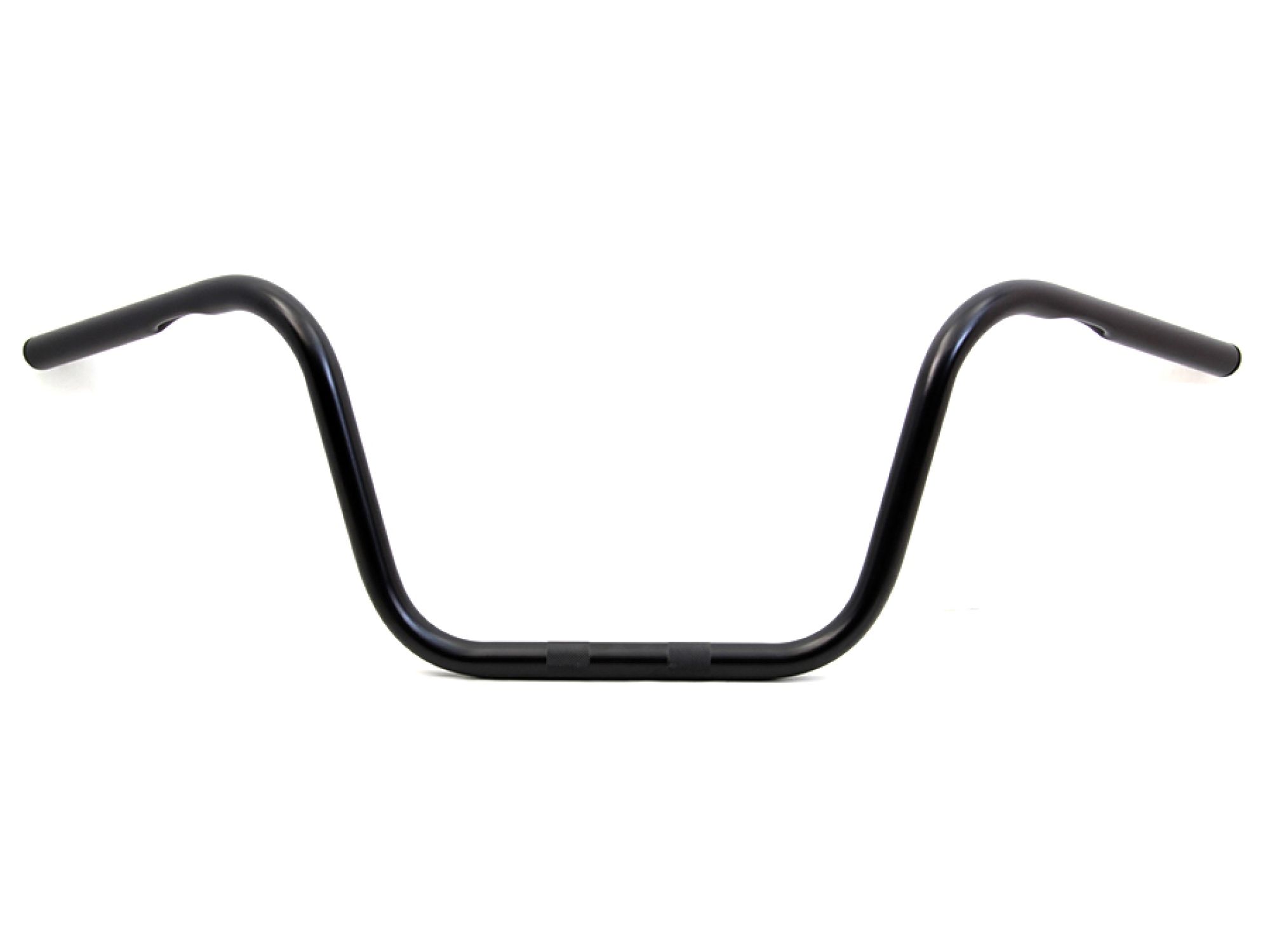 10" Black Ape Hanger Handlebar with Indents