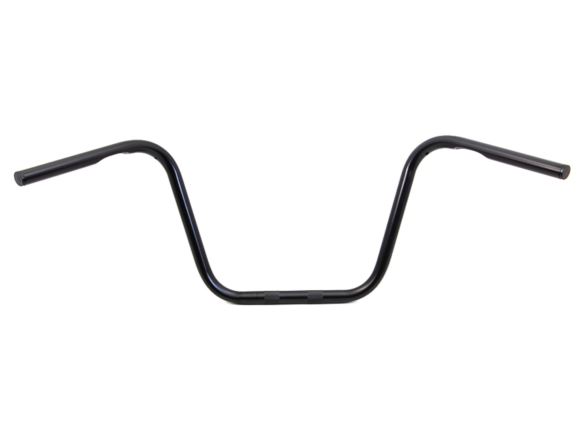 12" Ape Hanger Handlebars with Indents Black