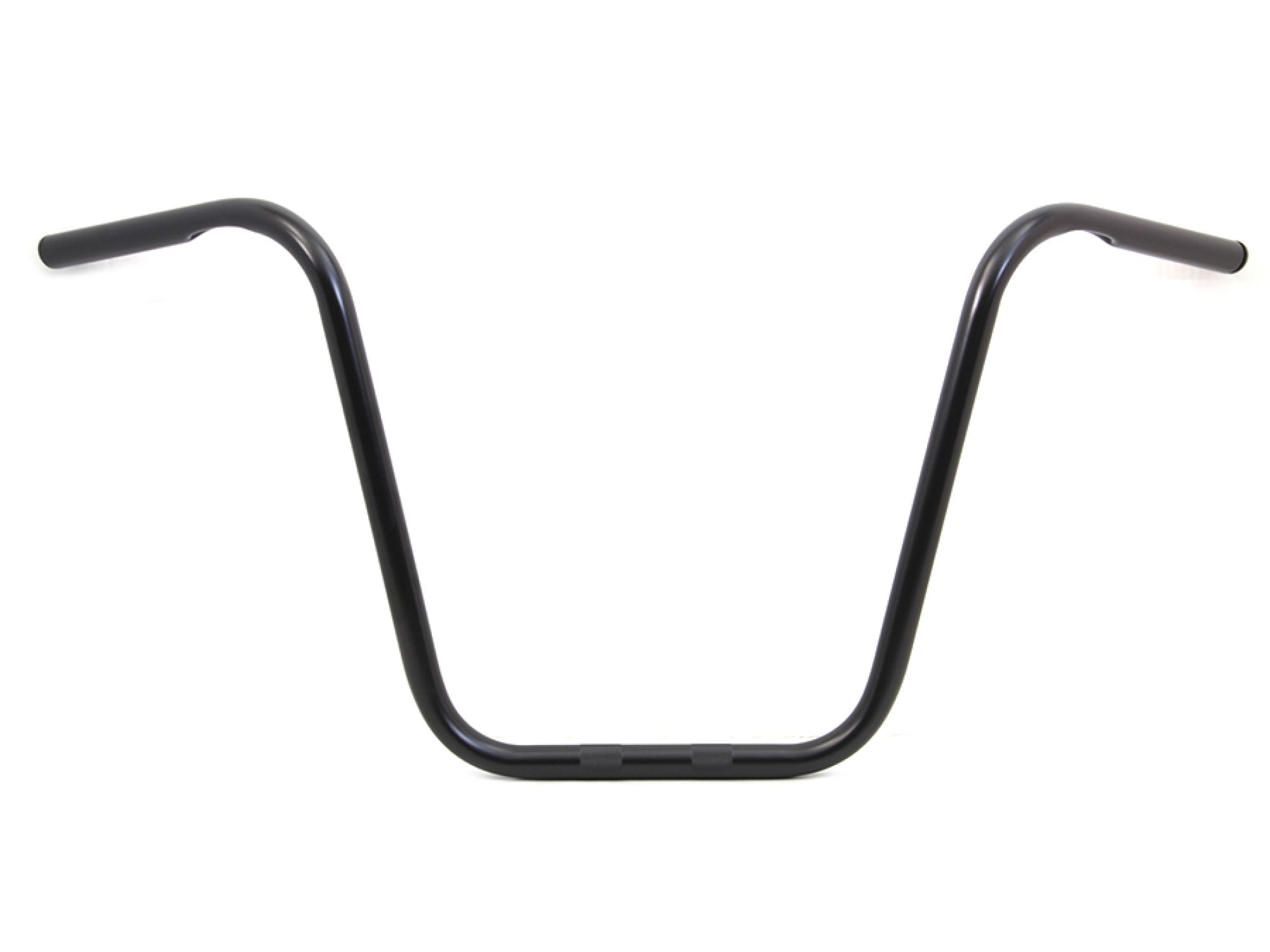 16" Ape Hanger Handlebar with Indents Gloss Black