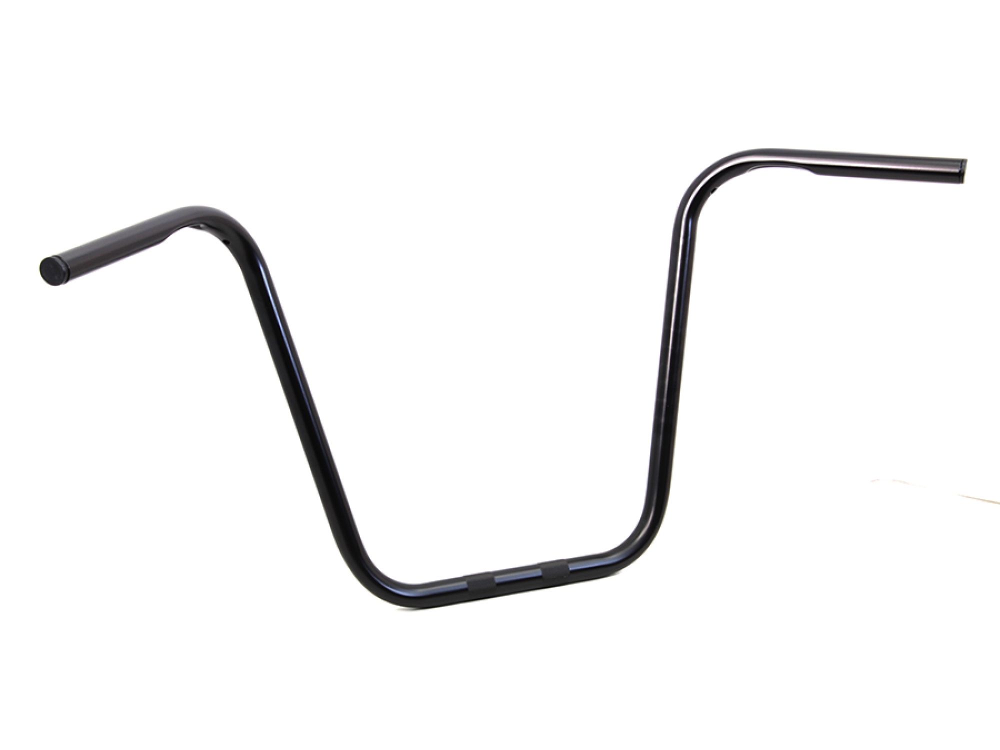 16" Ape Hanger Handlebar with Indents Gloss Black