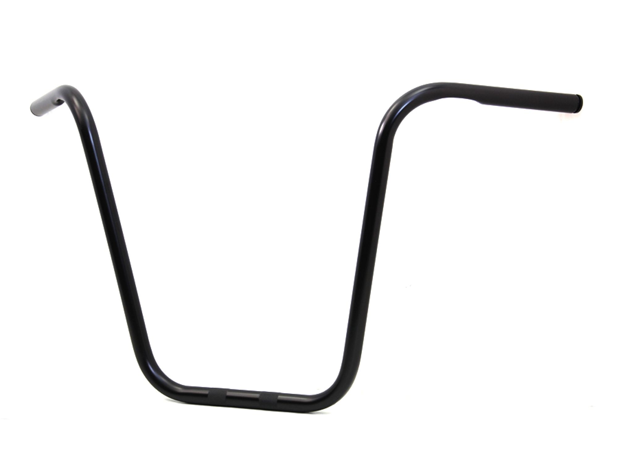 18" Ape Hanger Handlebar with Indents Black
