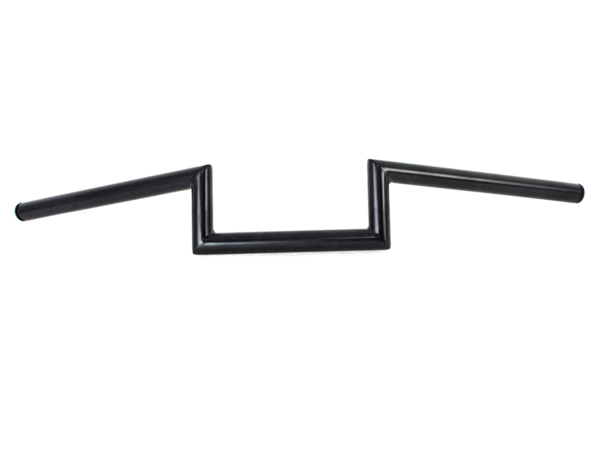 4" Z Handlebar without Indents Black