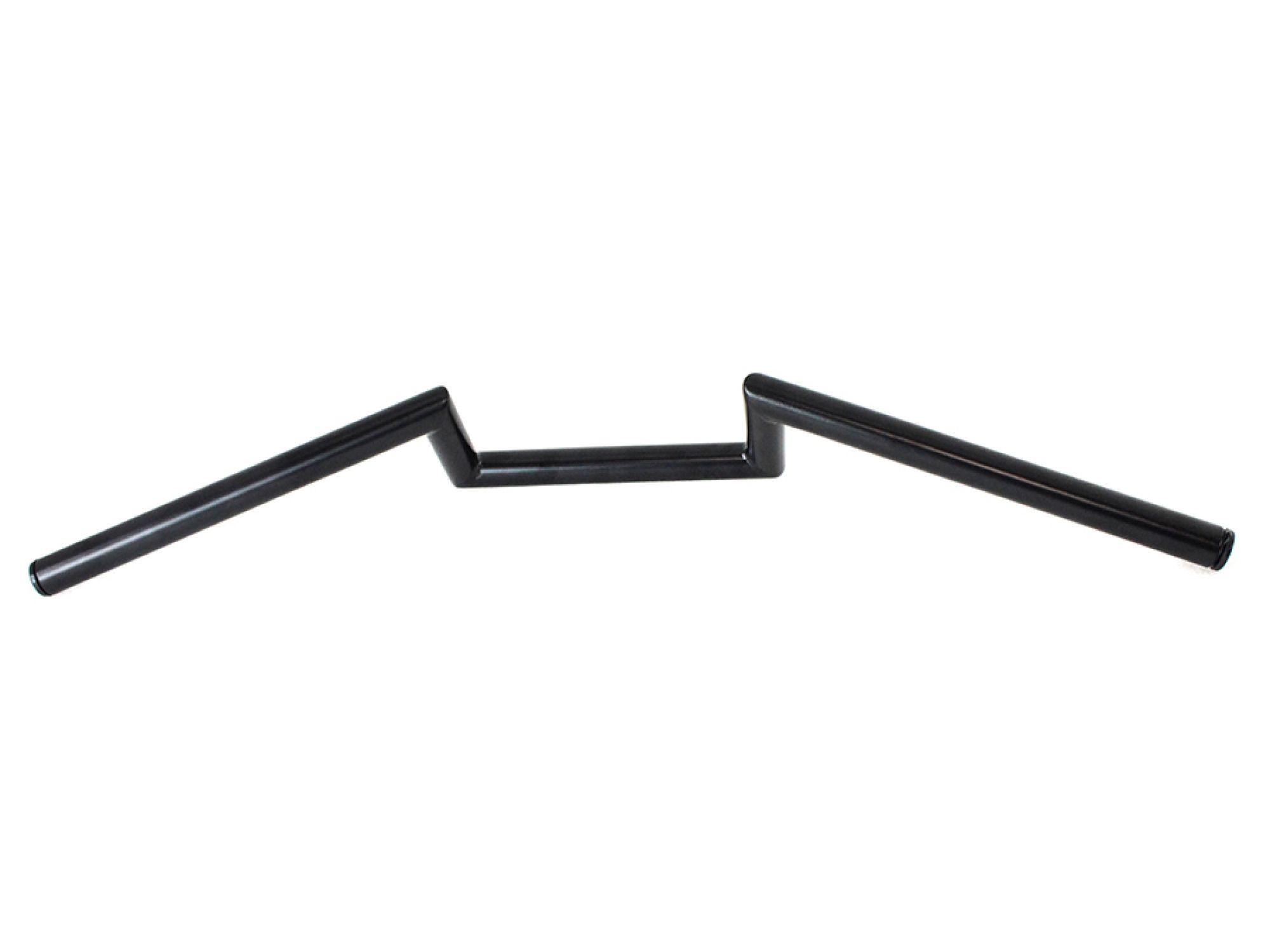 4" Z Handlebar without Indents Black