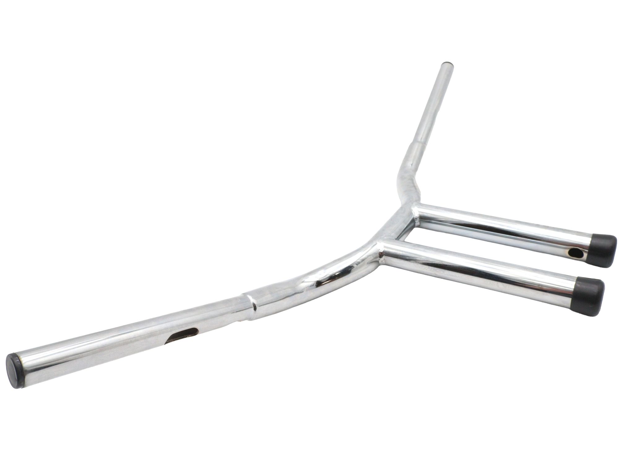 14" Combat Style Riser Handlebar Chrome