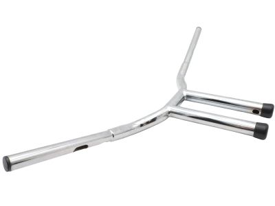 14" Combat Style Riser Handlebar Chrome