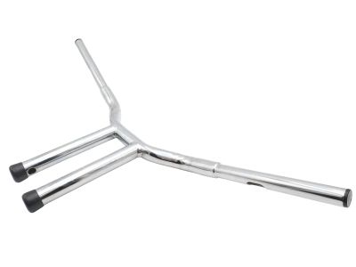 14" Combat Style Riser Handlebar Chrome
