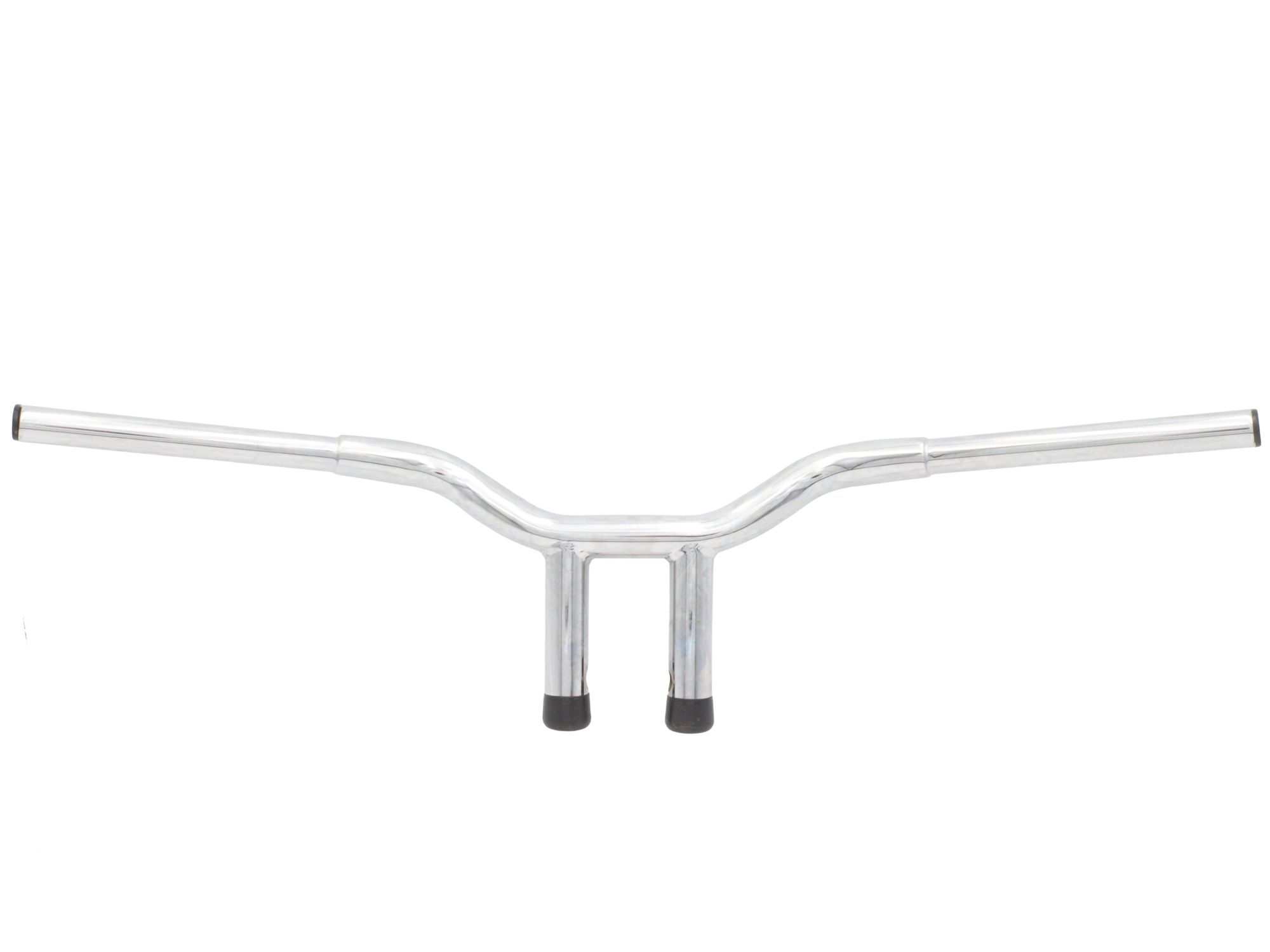 10" Combat Style Riser Handlebar Chrome