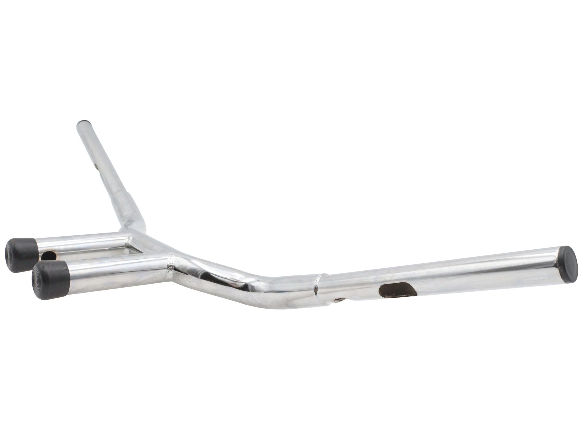 10" Combat Style Riser Handlebar Chrome