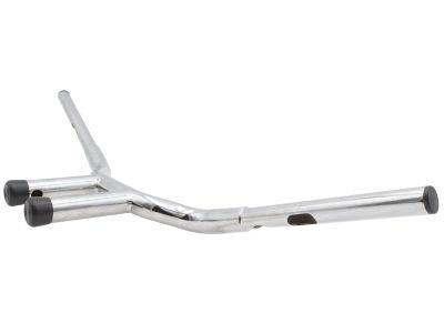 10" Combat Style Riser Handlebar Chrome