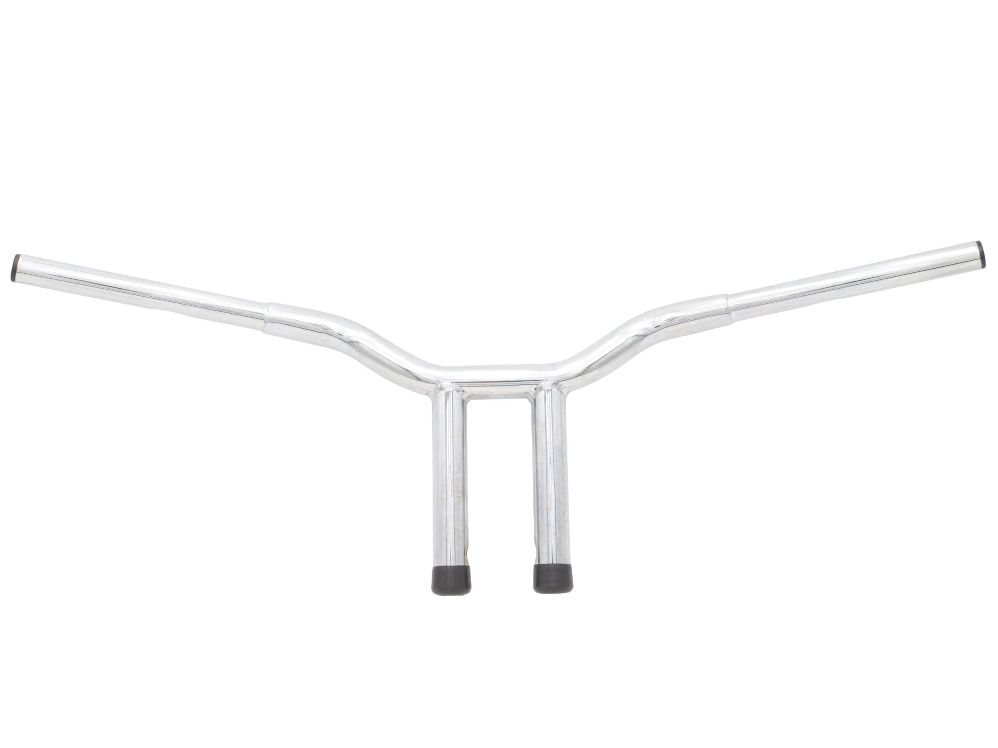 12" Combat Style Riser Handlebar Chrome
