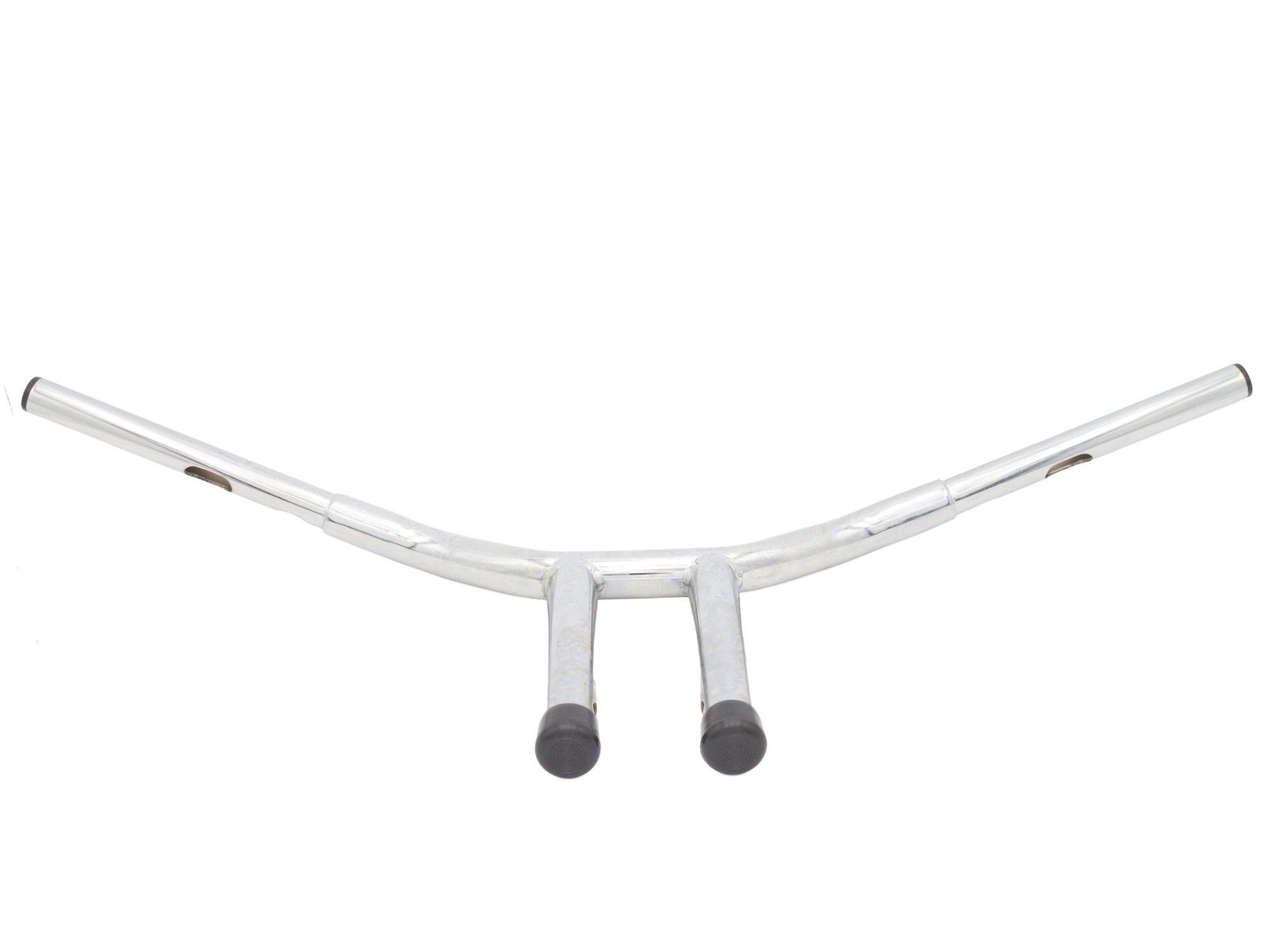 12" Combat Style Riser Handlebar Chrome