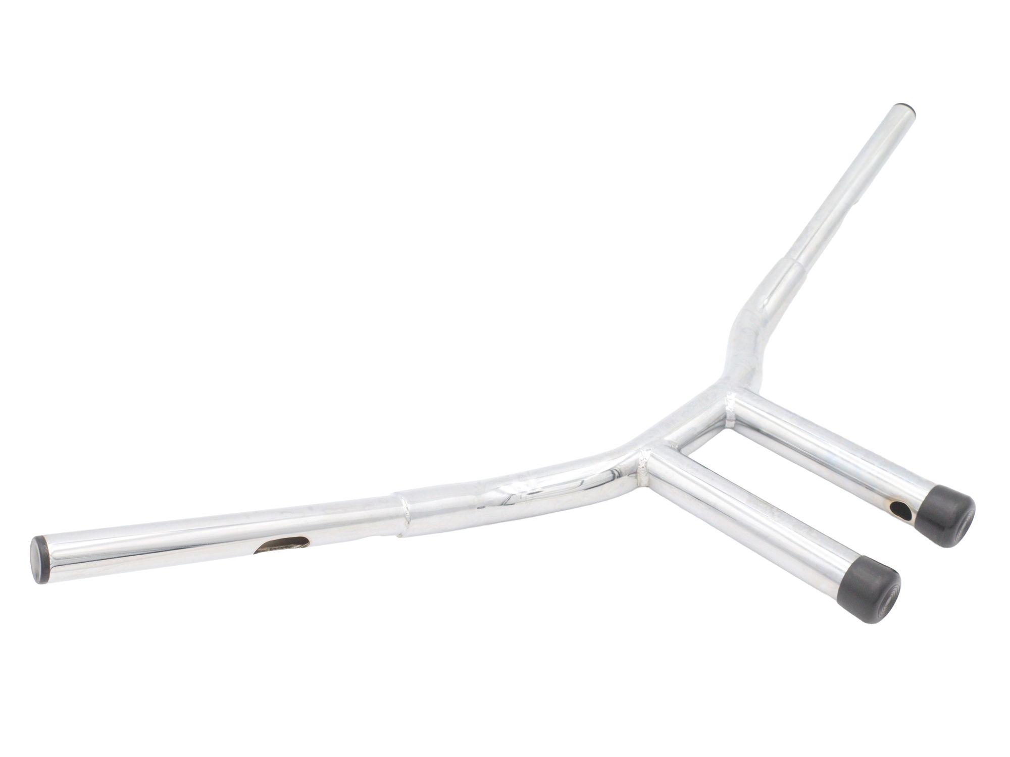 12" Combat Style Riser Handlebar Chrome