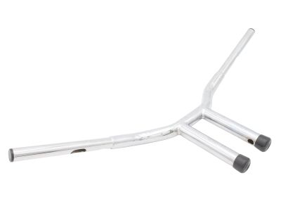 12" Combat Style Riser Handlebar Chrome
