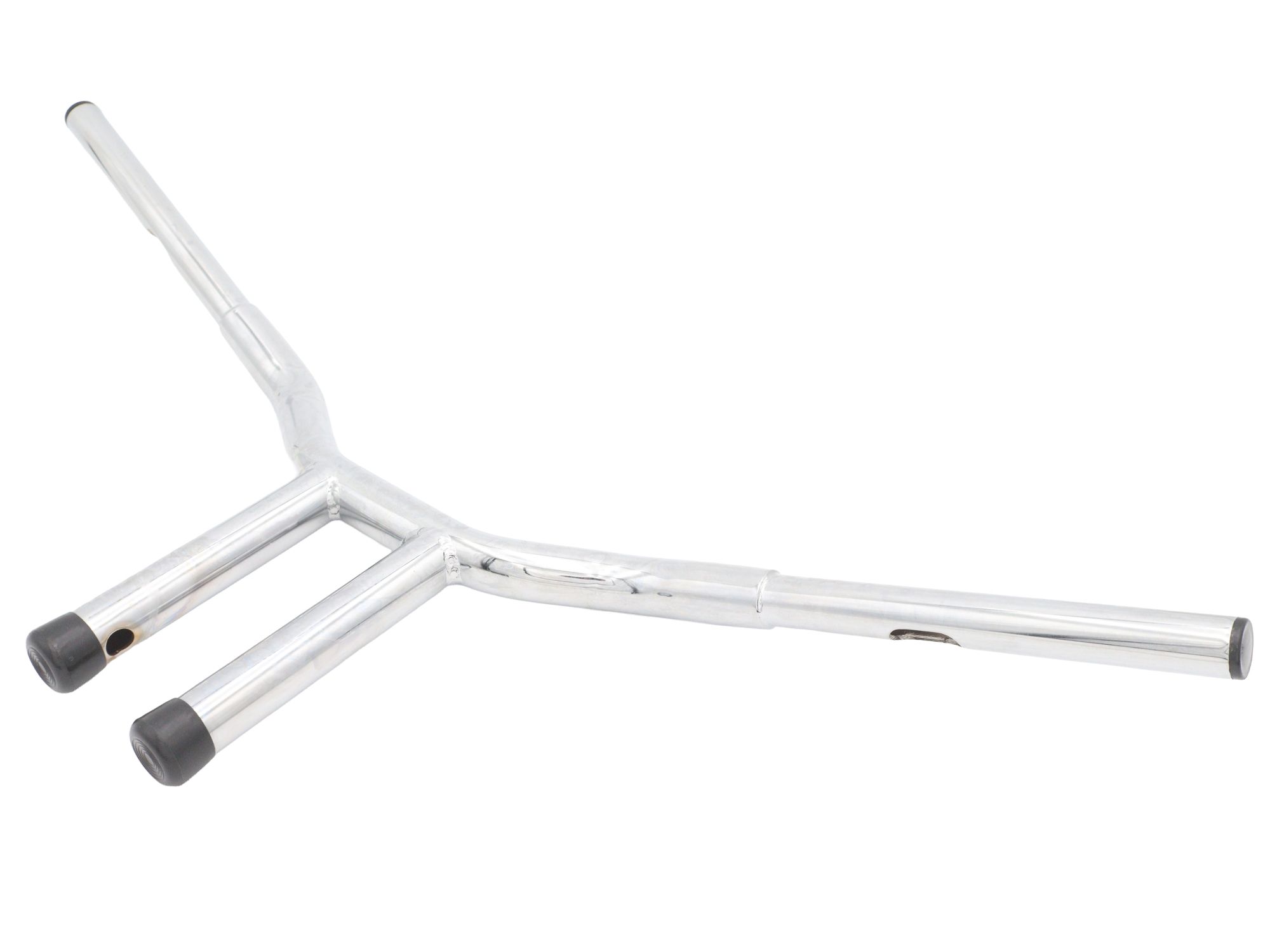 12" Combat Style Riser Handlebar Chrome