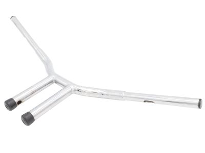 12" Combat Style Riser Handlebar Chrome