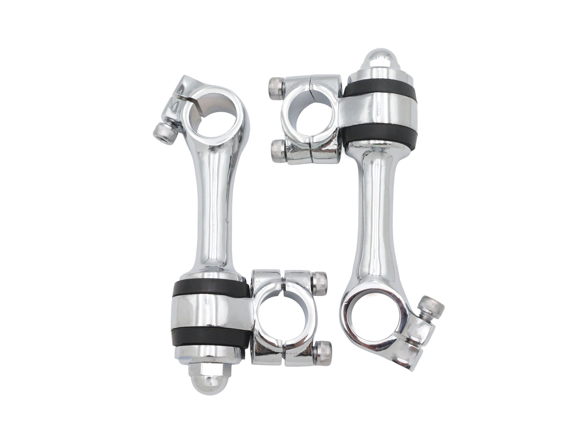 Replica 4-1/4" Flanders Chrome Riser Set