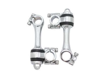 Replica 4-1/4" Flanders Chrome Riser Set