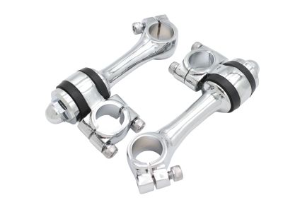 Replica 4-1/4" Flanders Chrome Riser Set