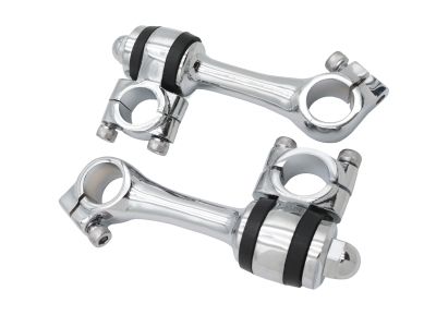 Replica 4-1/4" Flanders Chrome Riser Set