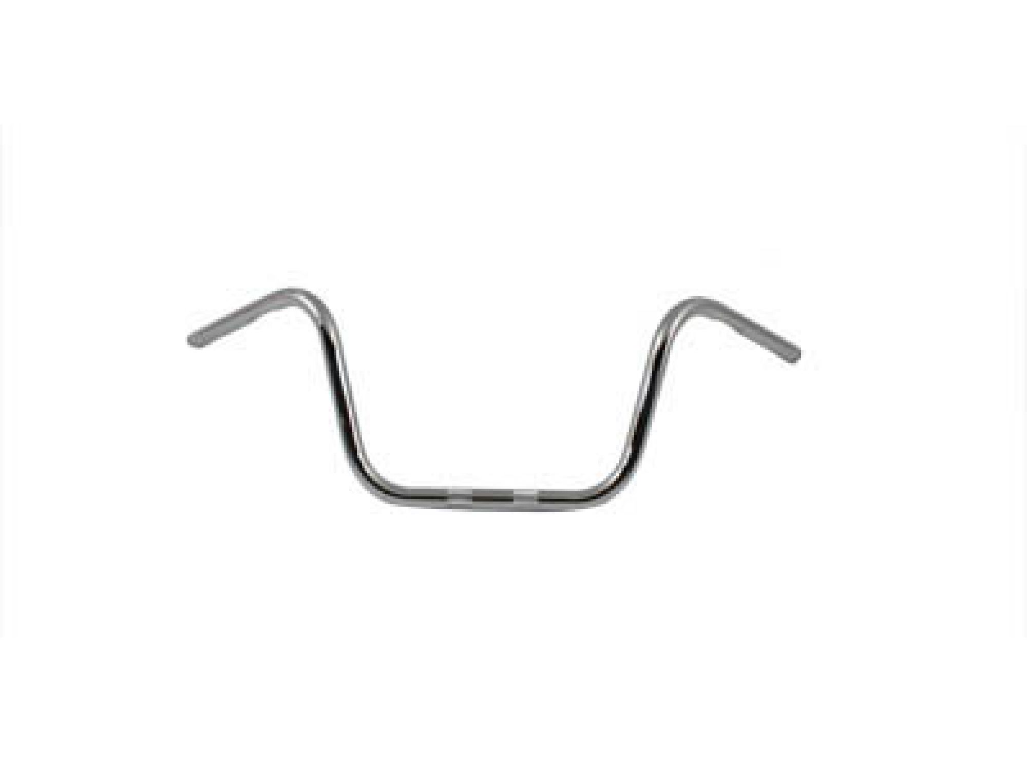 10" Chrome Ape Hanger Handlebar with Indents