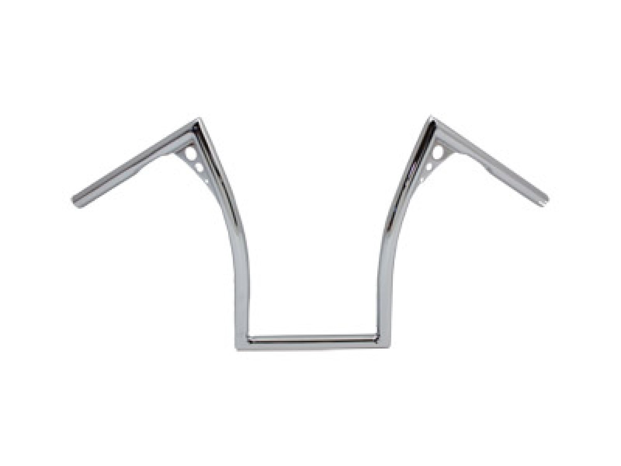 15" Pirate Z-Bar Handlebar Chrome