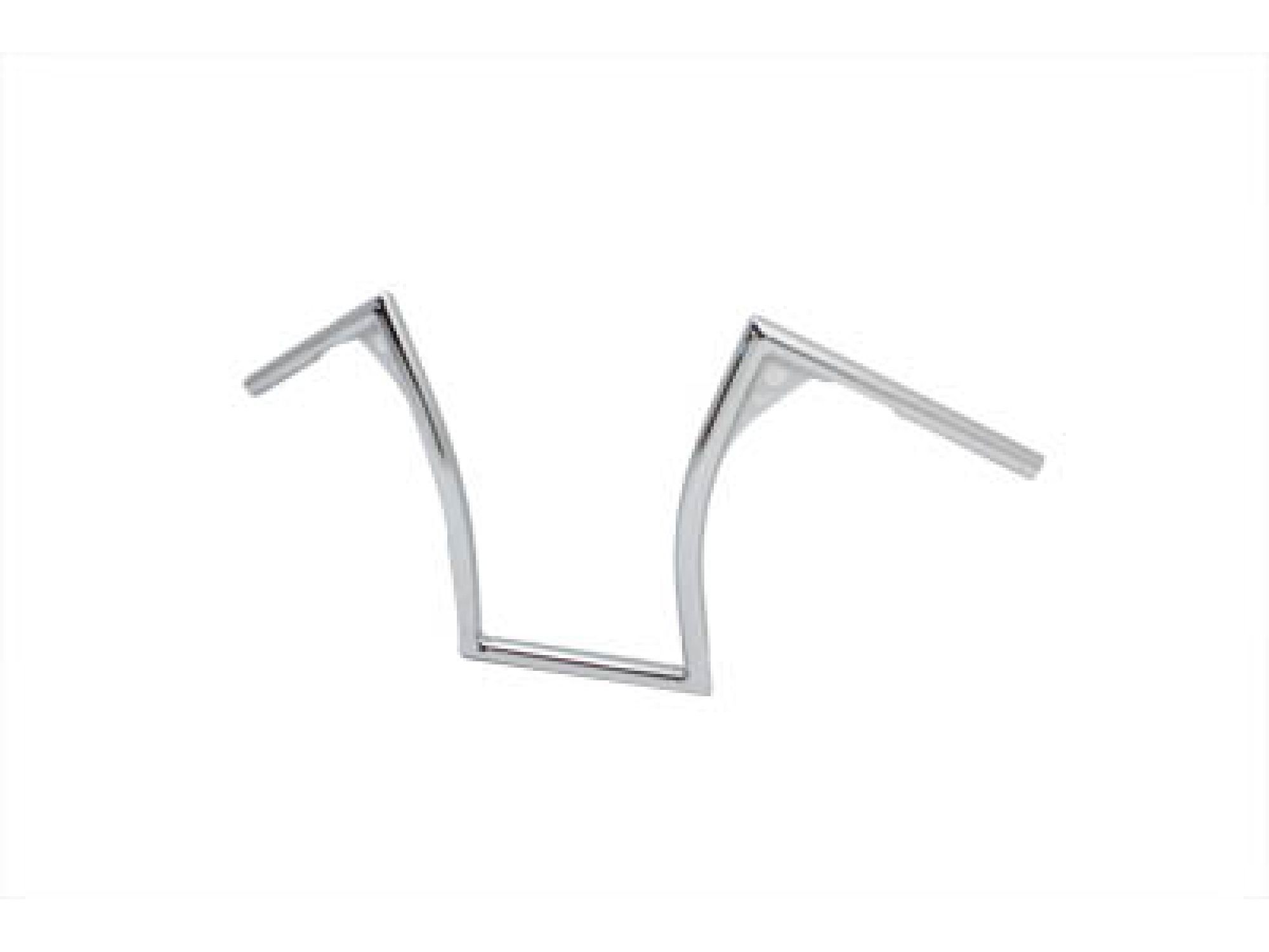 15" Pirate Z-Bar Handlebar Chrome