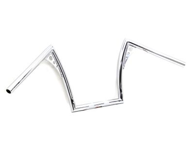 12" Pirate Z-Bar Handlebar Chrome