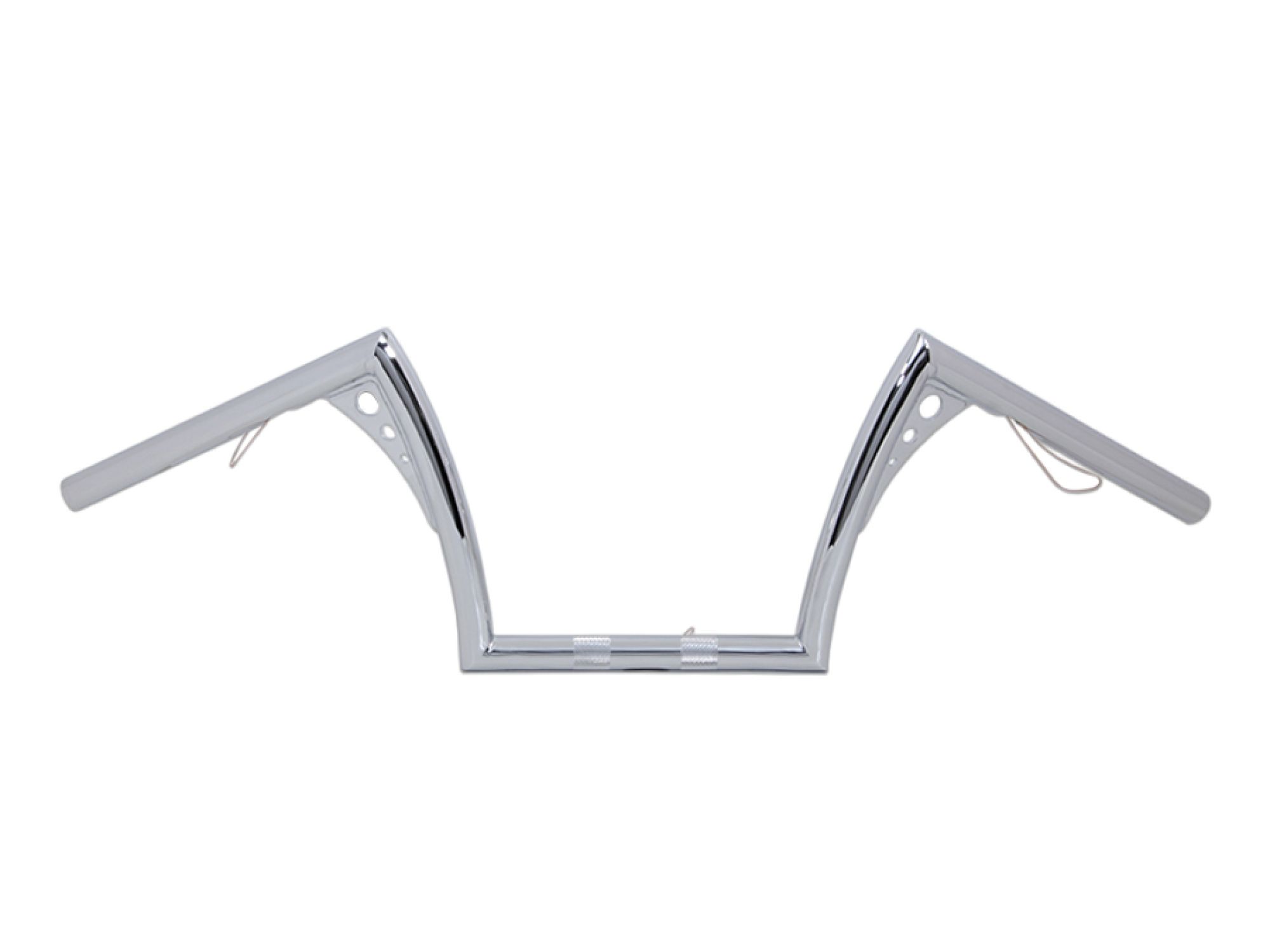 10" Pirate Z-Bar Handlebar Chrome