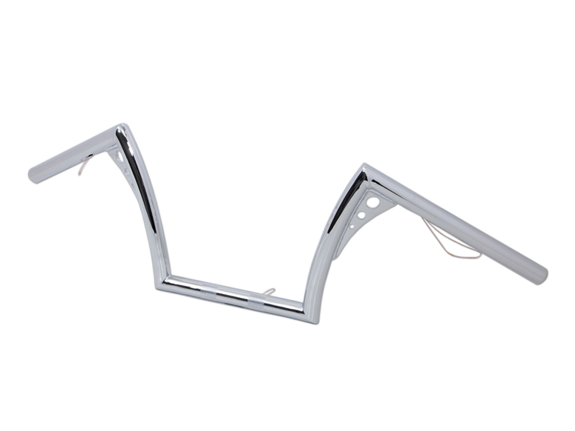 10" Pirate Z-Bar Handlebar Chrome
