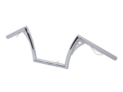 10" Pirate Z-Bar Handlebar Chrome
