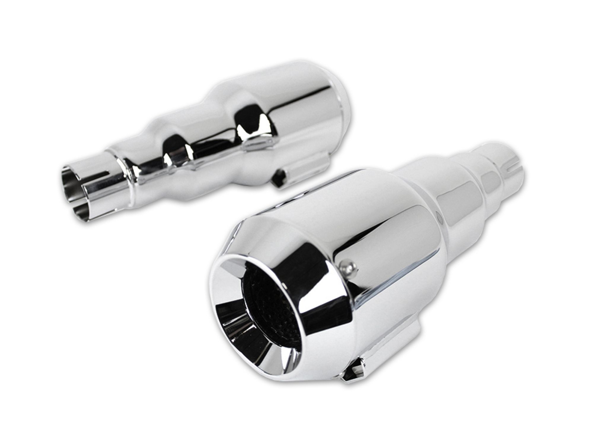 Grenade Muffler Set Chrome