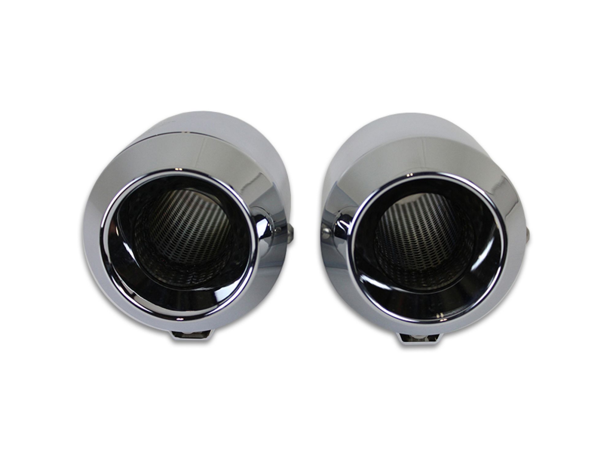 Grenade Muffler Set Chrome