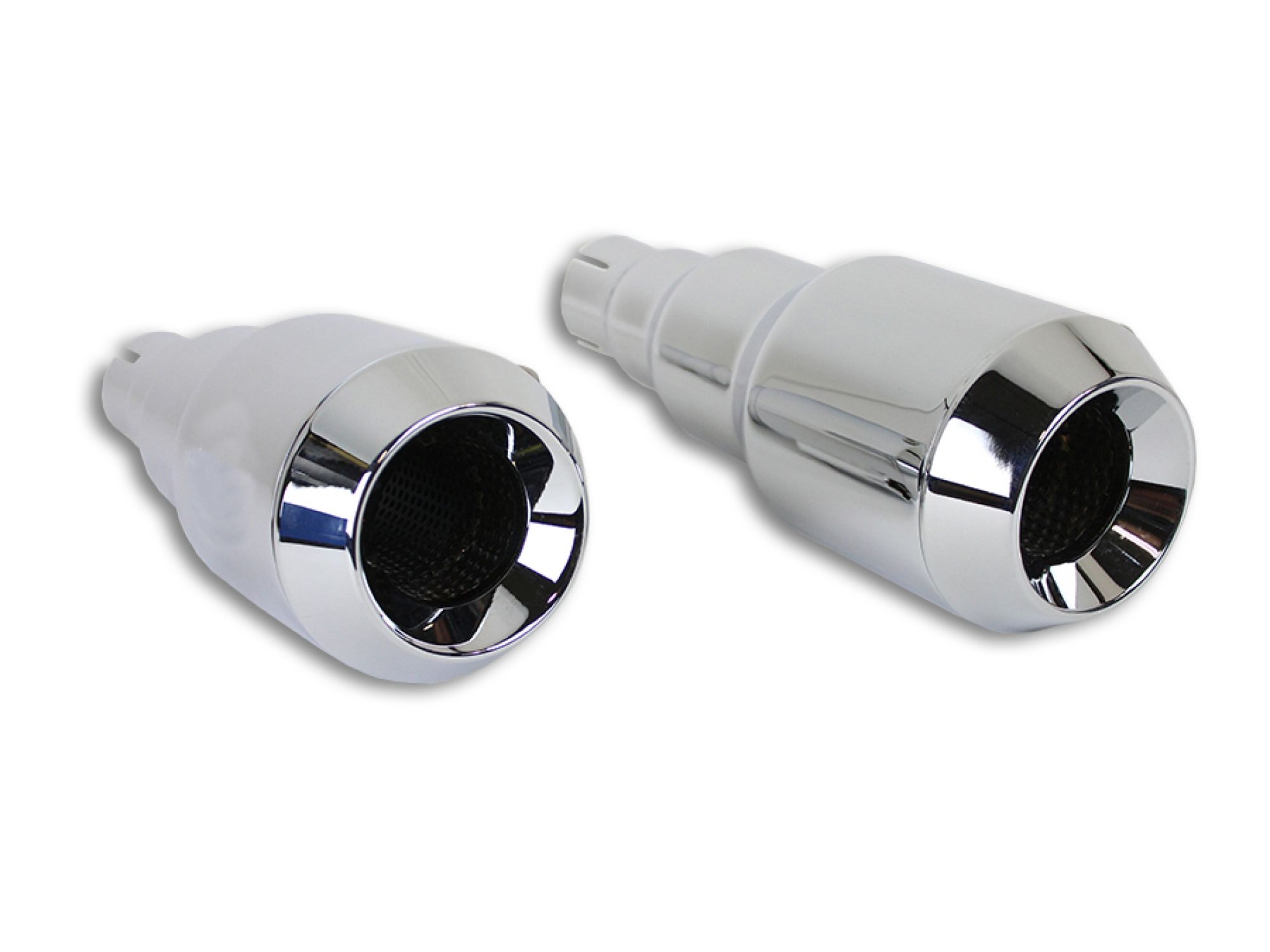 Grenade Muffler Set Chrome