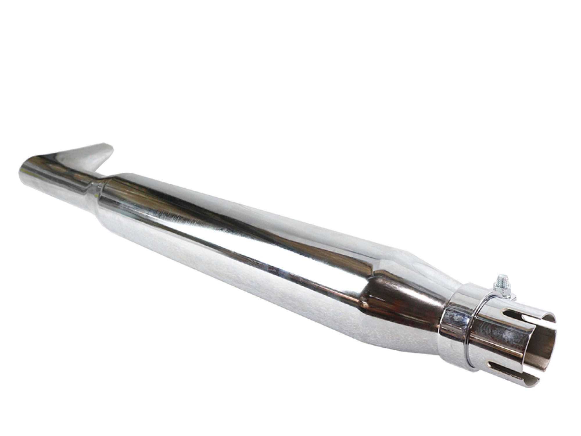 Chrome Fishtail Muffler 30"