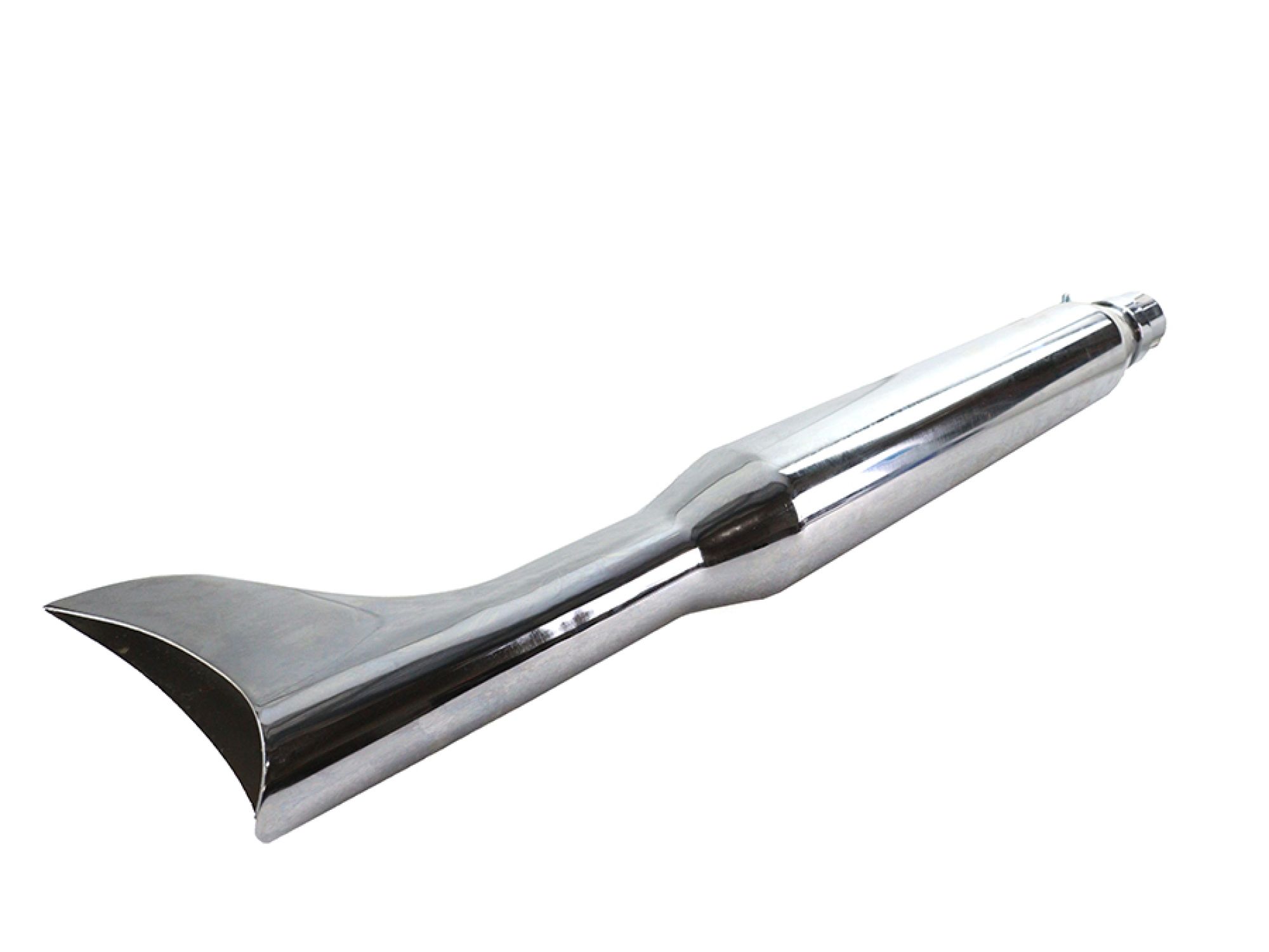 Chrome Fishtail Muffler 30"