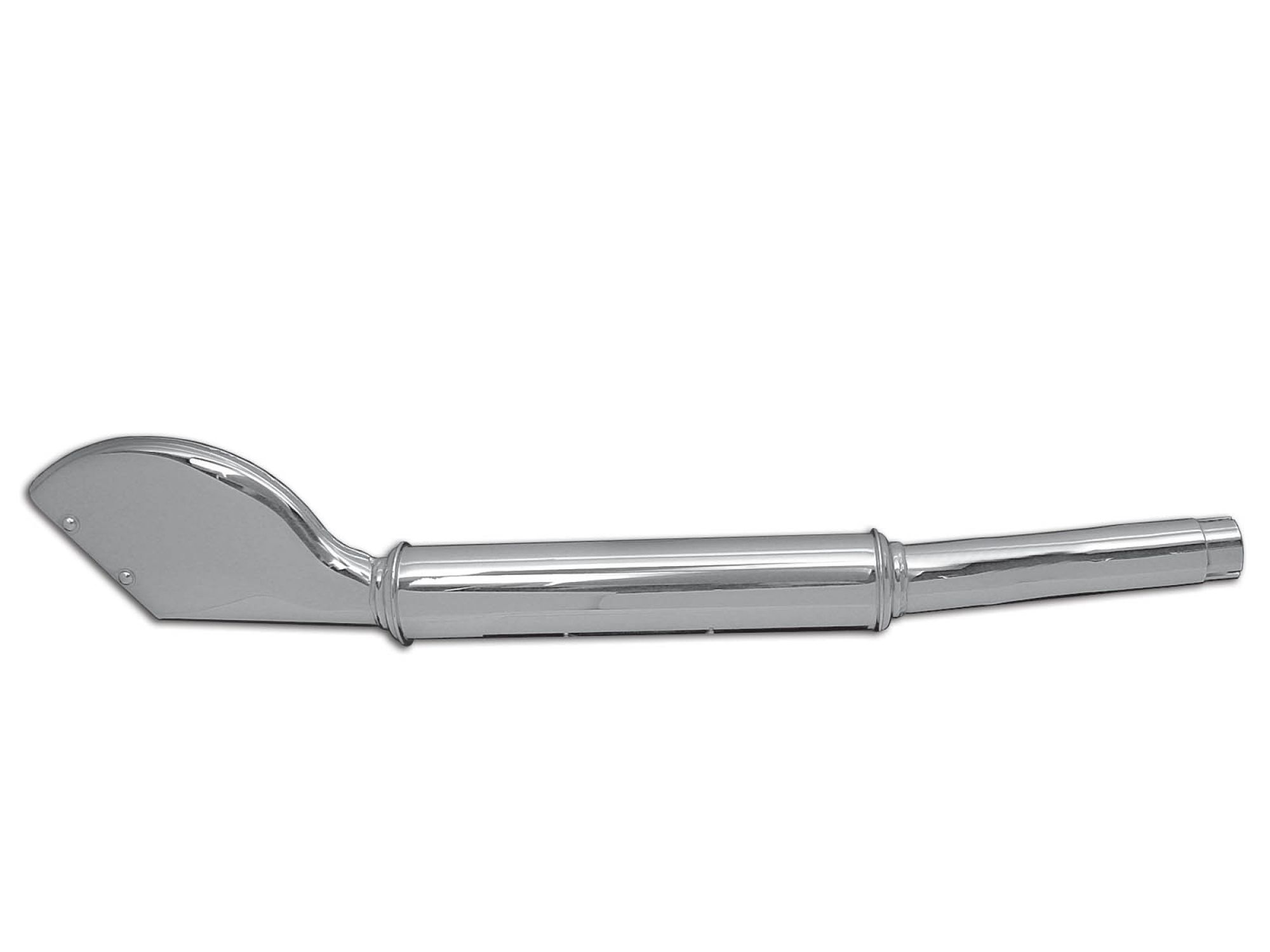 45" WL Bat Tail Muffler Chrome