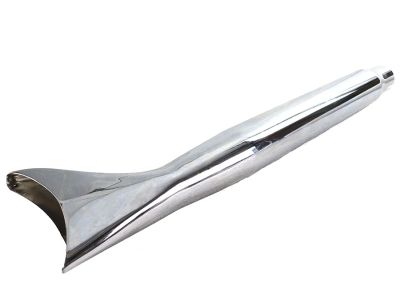 Chrome Tapered Fishtail Muffler 27"