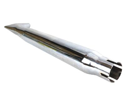 Chrome Tapered Fishtail Muffler 27"